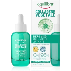 Equilibra Collagene Vegetale - Siero Viso Anti-rughe Idratante Elasticizzante per Pelli Mature 30 ml