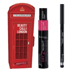 Beauty Call From London - mascara Day 2 night 001 black + Matita occhi soft kajal black 061