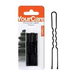 12 Forcine Per Capelli Marroni