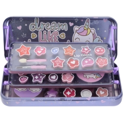 Lip Smacker Color Tin - Set di Trucco per Bambini con Lucidalabbra e Ombretti Luminosi in Crema