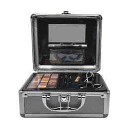 Set di Trucchi bonvoyage - Ciglia Finte + Palette Ombretti + Eyeliner + Piegaciglia + Pennelli Make Up