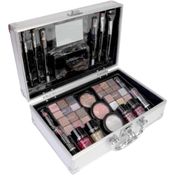 bonvoyage - Valigetta + Assortimento Cosmetici Viso e Occhi + Smalti Unghie Colori e Finiture Assortite