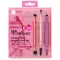 Doube Time Brush + Lash Set - 3 Pennelli Da Viaggio Retraibili + Piegaciglia