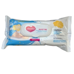 Dealo - Baby Ultra Acqua 100 Salviettine Imbevute Delicate