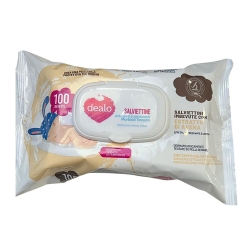 Dealo Baby Ultra Avena - 100 Salviettine Imbevute Delicate