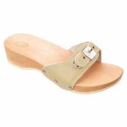 Scholl Pescura Heel Original Bycast Womens - Zoccolo tonificante per piedi e gambe Taglia 42 Sabbia