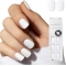 imPRESS Color 'Frosting' - 30 Unghie Finte Adesive Effetto Gel Ricostruzione