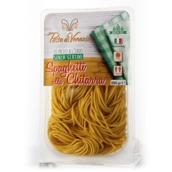spaghetti senza glutine, trafilati al bronzo e senza additivi 250 gr