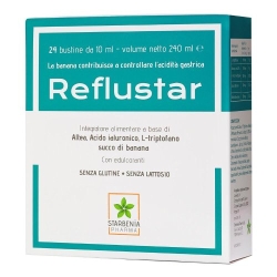 REFLUSTAR 24 Bustine da 10 ml - Integratore per l'acidità gastrica