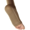 Solidea Relax Unisex - Gambaletto Punta Aperta 140 den (18/21 mmHg) Taglia XL Natur