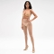 Solidea Collant Micro Rete 70 Den (12/15 mmHg) Compressione Graduata Taglia M Sabbia