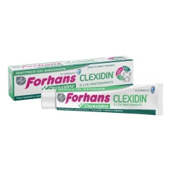 Clexidin Dentifricio Gel Senza Fluoro, Prevenzione Carie, Placca e Disturbi Gengivali con Clorexidina 75ml