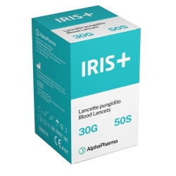 Iris+ - 50 Lancette pungidito 30 Gauge per prelievo sangue indolore