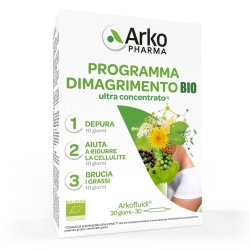 Arkofluidi Programma Dimagrimento Bio Ultra Concentrato 30 Fiale - Integratore per ridurre la cellulite