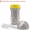 Chicco Sport Cup - Tazza Sport Termica con Cannuccia Antigoccia 14m+ Grigio 266 ml