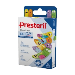 Presteril Sili-Soft Kids - 12 Cerotti Ipoallergenici Indolori Per Bambini 5,8 x 2 cm