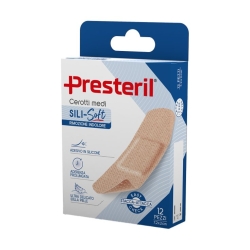 Presteril Sili-Soft - 12 Cerotti Ultra Delicati Per Pelli Sensibili 7,2 x 2 cm