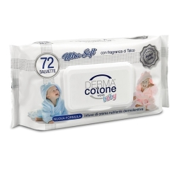 Dermacotone - 216 Salviettine Bimbi Ultra Soft Profumo Talco per Pelle Sensibile