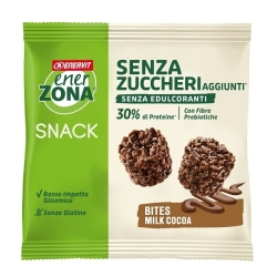 Enerzona Bites Cacao Latte - Snack Proteico Senza Glutine 24 gr