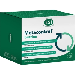 Esi Metacontrol 40 Bustine - Integratore per il metabolismo dei trigliceridi e del colesterolo