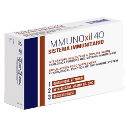 IMMUNOxil 40 - Integratore per il sistema immunitario 40 Compresse Masticabili