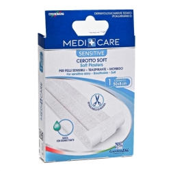 Medicare - Cerotto in Striscia con Garza Antisettica per Pelli Sensibili 50 x 8cm