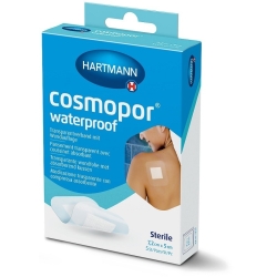 CosmoPor Waterproof - 5 Medicazione Post-Operatorie Trasparenti Impermeabili 7,2 cm x 5 cm