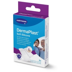 DermaPlast Soft Silicone - 8 Cerotti per Pelli Fragili e Sensibili 2 Formati
