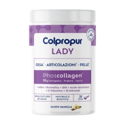 Colpropur LADY Gusto Vaniglia 332,5 gr - Integratore per ossa, articolazioni, pelle, capelli e unghie