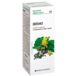 Specchiasol Erisimo 61 Soluzione Idroalcolica 50 ml - Integratore per le vie respiratorie e la mucosa orofaringea
