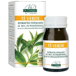 Tè Verde Estratto Titolato 60 Pastiglie - Integratore antiossidante e drenante