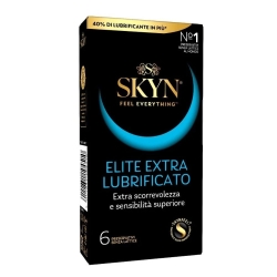 Elite Extra Lubrificato - 6 Preservativi senza lattice