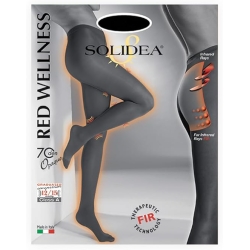 Solidea Red Wellness - Collant 70 Denari Taglia 3-ML Opaque Pavone