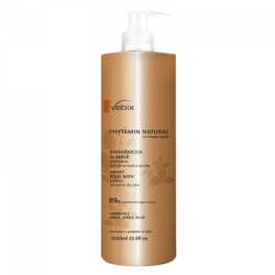 Vebix Phytamin Natural - Bagnodoccia Naturale al Miele per Pelli da Normali a Secche 1000 ml
