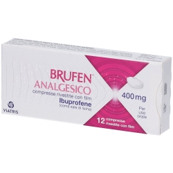 Brufen  400 mg 12 compresse - Farmaco Analgesico con Ibuprofene