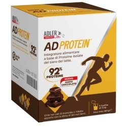 Adprotein Gusto Cioccolato 15 Bustine - Integratore a base di proteine isolate del siero del latte