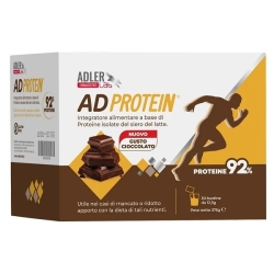 Adprotein Gusto Cioccolato 30 Bustine - Integratore a base di proteine isolate del siero del latte