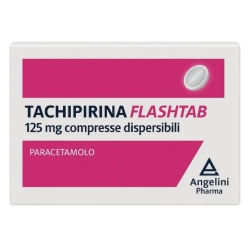 Tachipirina FlashTab 125mg Paracetamolo Febbre e Dolore 12 Compresse