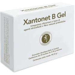 Xantonet B Gel 24 Bustine - Integratore per la regolarità intestinale e l'equilibrio della flora