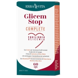 Glicem Stop Complete 30 Capsule - Integratore per la glicemia e il metabolismo dei carboidrati