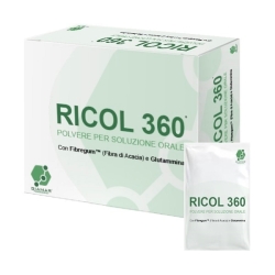 Ricol 360 - Integratore per l'equilibrio della flora intestinale 15 Bustine
