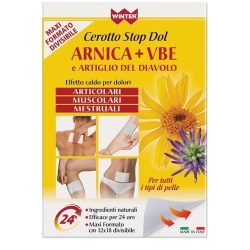 Winter Arnica +Vbe - Cerotto per Dolori Muscolari, Articolari e Spasmi Effetto Calore