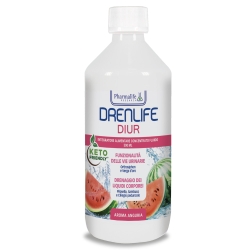 Drenlife Diur Gusto Anguria 500 ml - Integratore per il drenaggio dei liquidi e la ritenzione idrica