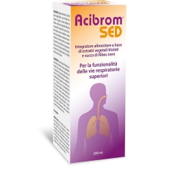 Acibrom Sed 200 ml - Integratore per la tosse e la gola
