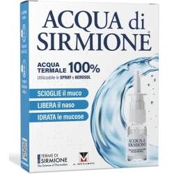 Acqua di Sirmione Spray per l'igiene di naso e gola - 6 flaconcini da 15 ml