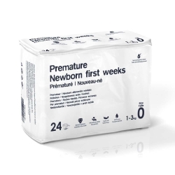 Premium Premature - 24 Pannolini per Neonati Prematuri 1-3 kg