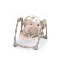 Midi - Altalena Sdraietta con Schienale Reclinabile e Melodie Colore 264 Cagnolini Beige