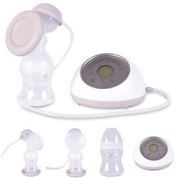 Elegance - Tiralatte Elettrico Silenzioso  con Schermo LCD Touch Kaki