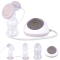 Elegance - Tiralatte Elettrico Silenzioso  con Schermo LCD Touch Kaki
