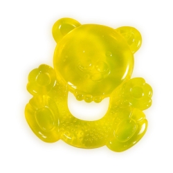 Massaggiagengive Orso Giallo Per la Dentizione Neonati 3 Mesi +